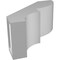 Ekena Millwork 5-in. W x 10-in. D x 10-in. H Ridgewood Architectural Grade PVC Knee Brace BRCP05X10X10RID - alternate 2